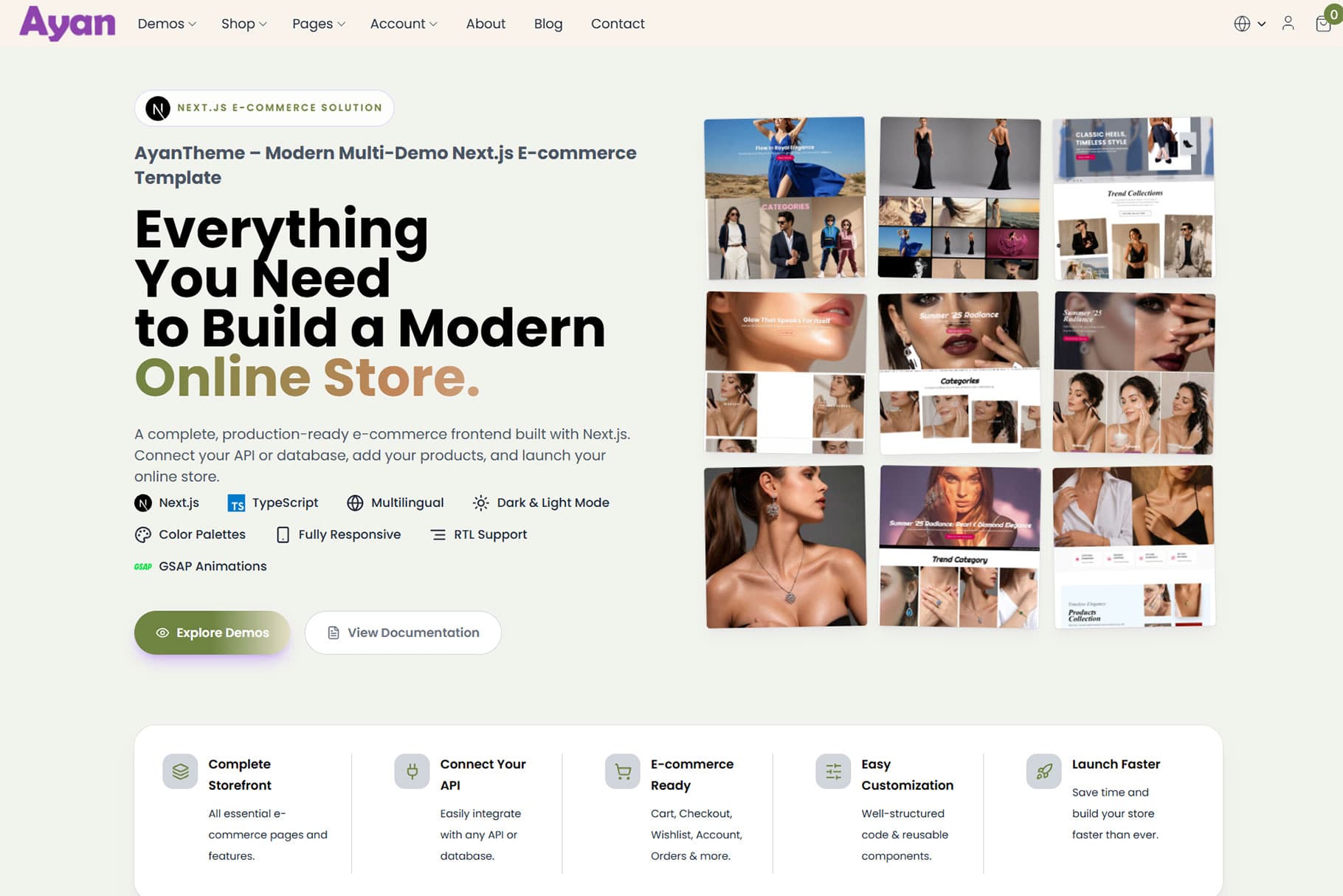 Store Theme — Next.js