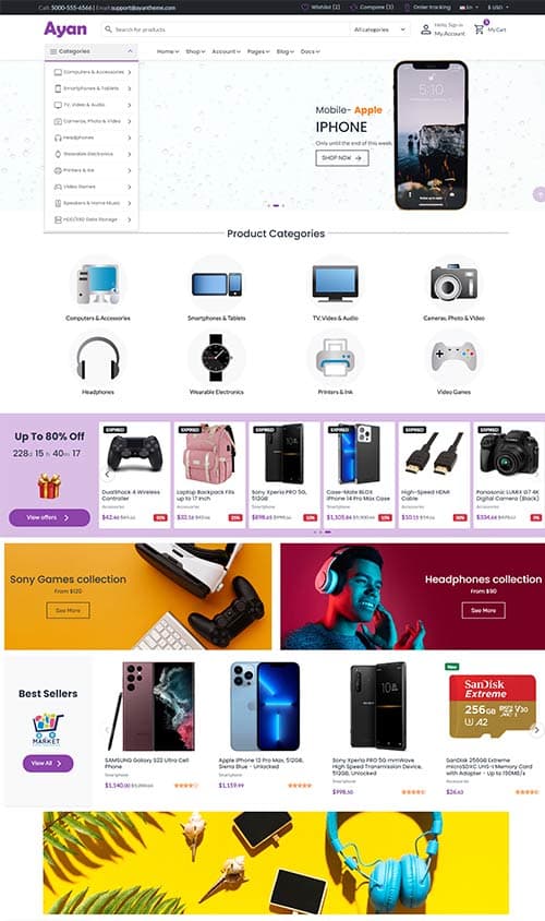 Store Theme — Angular 1