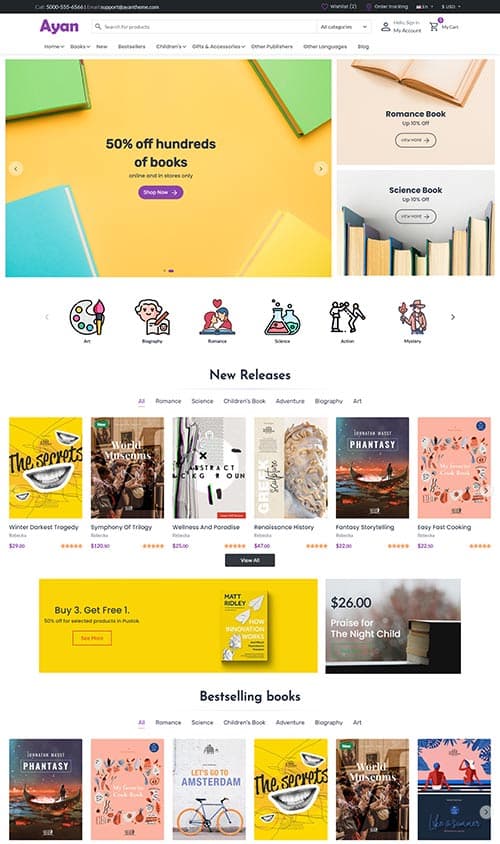 Store Theme — Angular 5