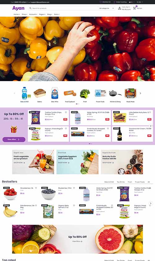 Store Theme — HTML 6